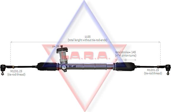 LA.R.A. 440001 - Scatola guida www.autoricambit.com