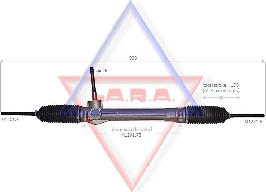 LA.R.A. 190061 - Scatola guida www.autoricambit.com