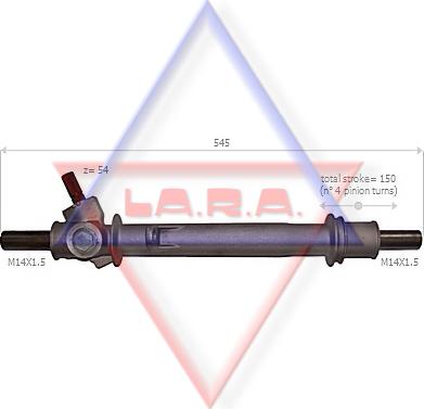 LA.R.A. 130001 - Scatola guida www.autoricambit.com