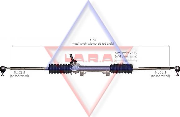 LA.R.A. 300017 - Scatola guida www.autoricambit.com