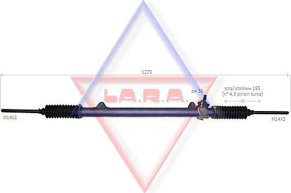 LA.R.A. 200012 - Scatola guida www.autoricambit.com