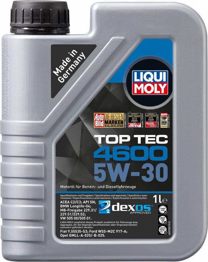 Liqui Moly 3755 - Olio motore www.autoricambit.com