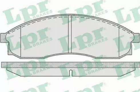 LPR 05P942 - Kit pastiglie freno, Freno a disco www.autoricambit.com