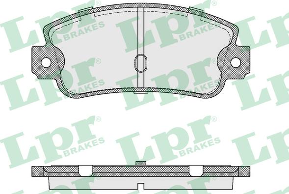 LPR 05P106 - Kit pastiglie freno, Freno a disco www.autoricambit.com