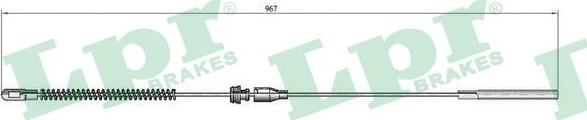 LPR C0561B - Cavo comando, Freno stazionamento www.autoricambit.com