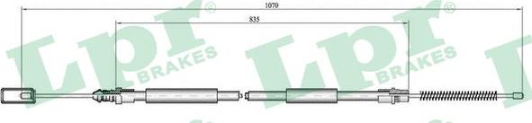 LPR C0694B - Cavo comando, Freno stazionamento www.autoricambit.com