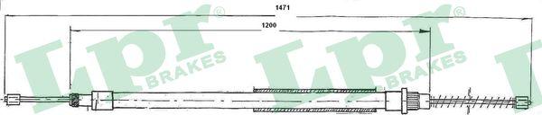 LPR C0624B - Cavo comando, Freno stazionamento www.autoricambit.com