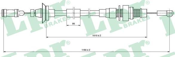 LPR C0005A - Cavo acceleratore www.autoricambit.com