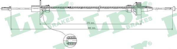 LPR C0086C - Cavo comando, Comando frizione www.autoricambit.com