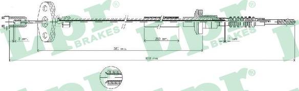 LPR C0035C - Cavo comando, Comando frizione www.autoricambit.com