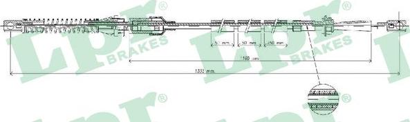 LPR C0073A - Cavo acceleratore www.autoricambit.com