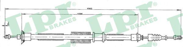 LPR C0199B - Cavo comando, Freno stazionamento www.autoricambit.com