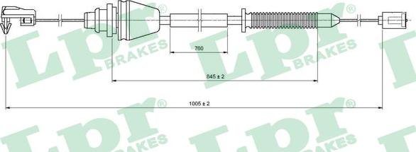 LPR C0148A - Cavo acceleratore www.autoricambit.com