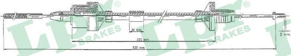 LPR C0123C - Cavo comando, Comando frizione www.autoricambit.com