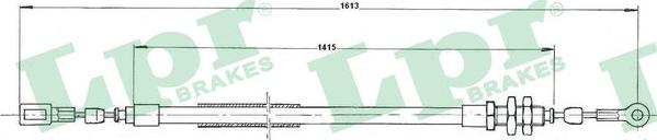 LPR C0171B - Cavo comando, Freno stazionamento www.autoricambit.com