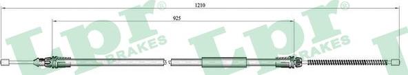 LPR C0335B - Cavo comando, Freno stazionamento www.autoricambit.com