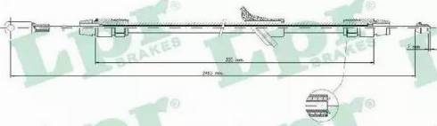 LPR C1694B - Cavo comando, Freno stazionamento www.autoricambit.com