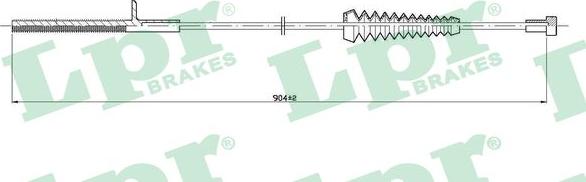 LPR C1610B - Cavo comando, Freno stazionamento www.autoricambit.com