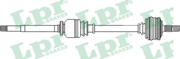 LPR DS52455 - Albero motore/Semiasse www.autoricambit.com