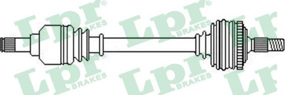 LPR DS52513 - Albero motore/Semiasse www.autoricambit.com