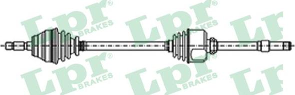 LPR DS52129 - Albero motore/Semiasse www.autoricambit.com