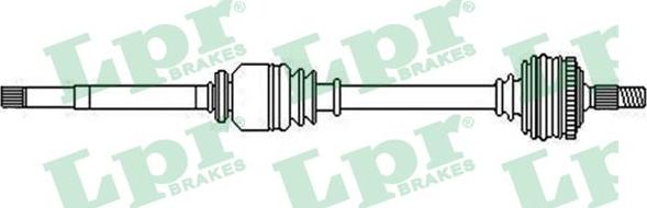 LPR DS52356 - Albero motore/Semiasse www.autoricambit.com