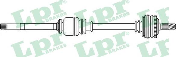 LPR DS52358 - Albero motore/Semiasse www.autoricambit.com