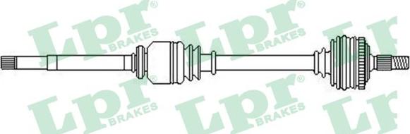 LPR DS52360 - Albero motore/Semiasse www.autoricambit.com