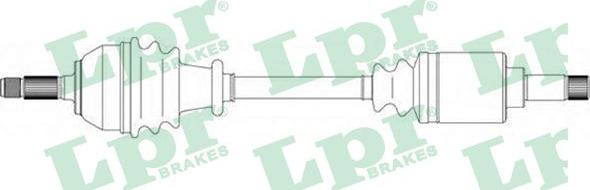 LPR DS16055 - Albero motore/Semiasse www.autoricambit.com