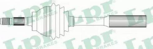 LPR DS16027 - Albero motore/Semiasse www.autoricambit.com