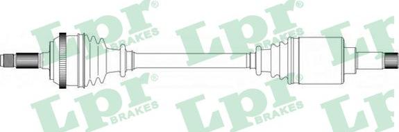 LPR DS38061 - Albero motore/Semiasse www.autoricambit.com