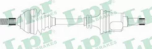 LPR DS38017 - Albero motore/Semiasse www.autoricambit.com