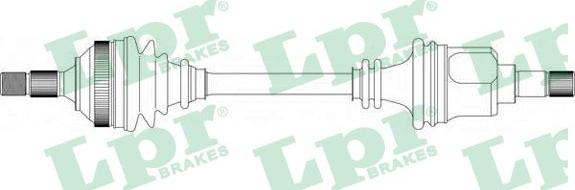 LPR DS38083 - Albero motore/Semiasse www.autoricambit.com