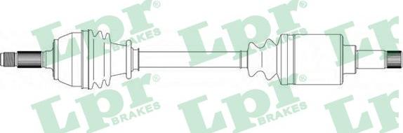 LPR DS38035 - Albero motore/Semiasse www.autoricambit.com