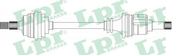 LPR DS38027 - Albero motore/Semiasse www.autoricambit.com