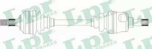 LPR DS38145 - Albero motore/Semiasse www.autoricambit.com