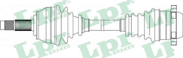 LPR DS20180 - Albero motore/Semiasse www.autoricambit.com