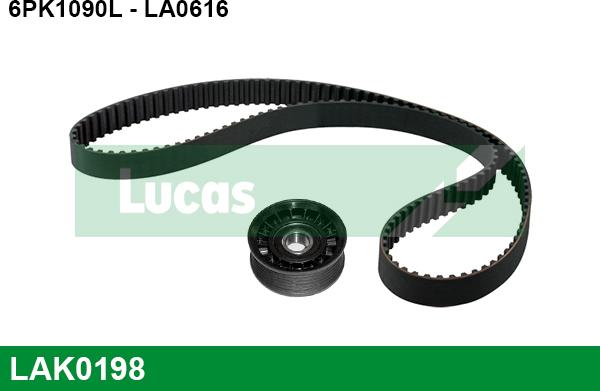 LUCAS LAK0198 - Kit Cinghie Poly-V www.autoricambit.com