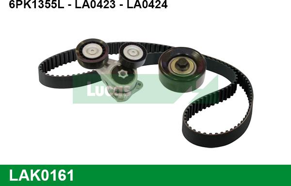 LUCAS LAK0161 - Kit Cinghie Poly-V www.autoricambit.com