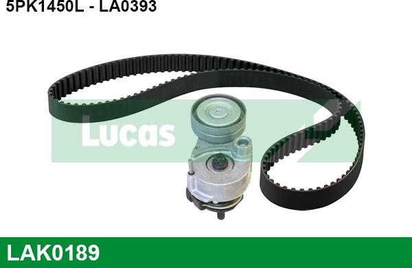 LUCAS LAK0189 - Kit Cinghie Poly-V www.autoricambit.com