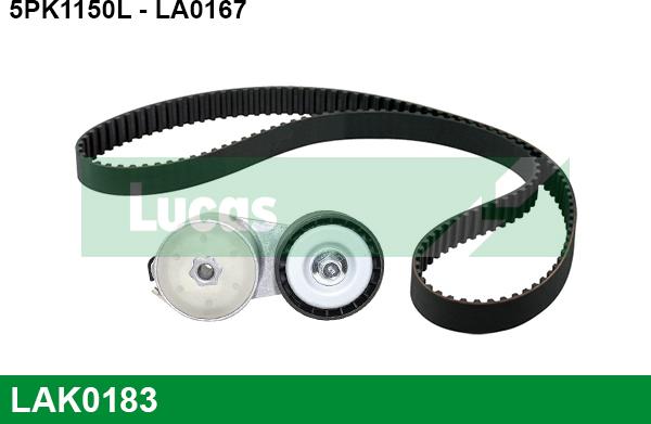 LUCAS LAK0183 - Kit Cinghie Poly-V www.autoricambit.com