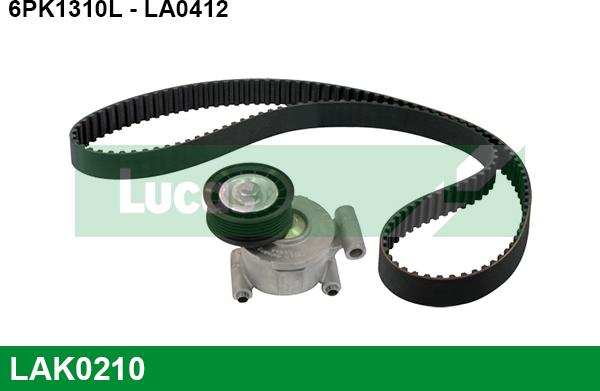 LUCAS LAK0210 - Kit Cinghie Poly-V www.autoricambit.com