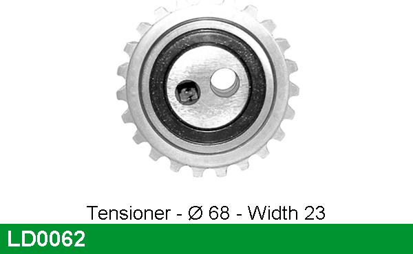 LUCAS LD0062 - Rullo tenditore, Cinghia dentata www.autoricambit.com
