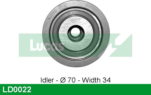 LUCAS LD0022 - Rullo tenditore, Cinghia dentata www.autoricambit.com