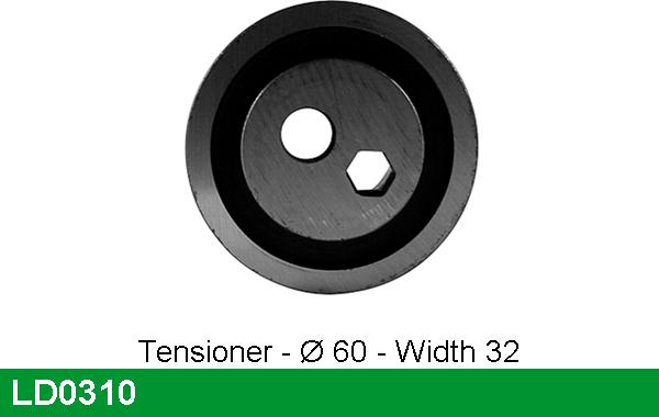 LUCAS LD0310 - Rullo tenditore, Cinghia dentata www.autoricambit.com