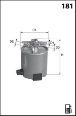 LUCAS LFDF177 - Filtro carburante www.autoricambit.com