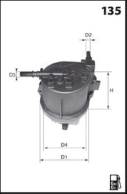 LUCAS LFDF116 - Filtro carburante www.autoricambit.com