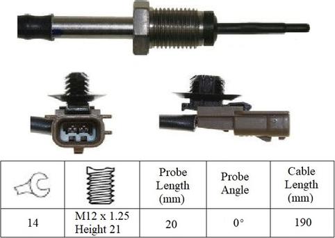 LUCAS LGS7118 - Sensore, Temperatura gas scarico www.autoricambit.com