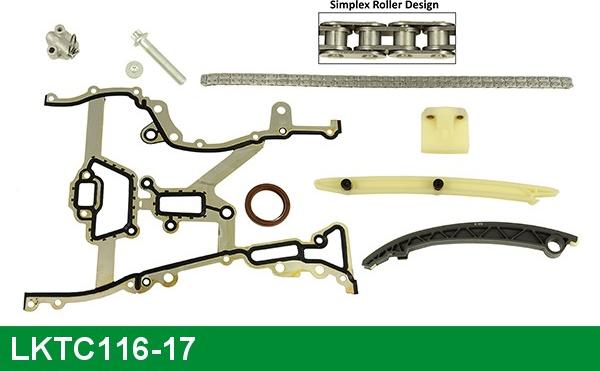 LUCAS LKTC116-17 - Kit catena distribuzione www.autoricambit.com