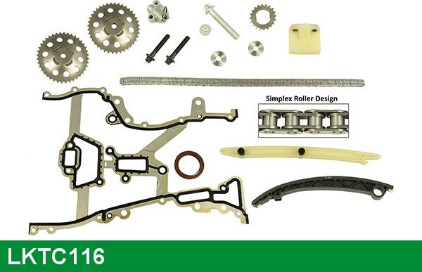 LUCAS LKTC116 - Kit catena distribuzione www.autoricambit.com